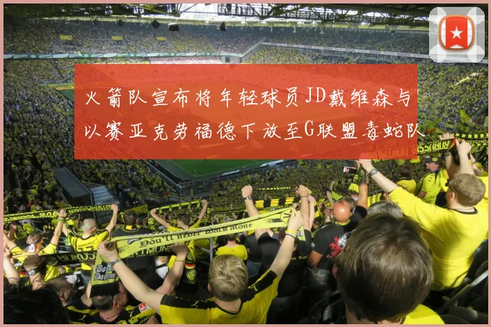 火箭队宣布将年轻球员JD戴维森与以赛亚克劳福德下放至G联盟毒蛇队进行锻炼